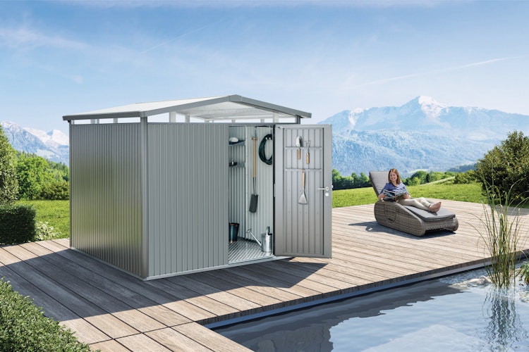 Biohort Gerätehaus Panorama mit Einzeltür