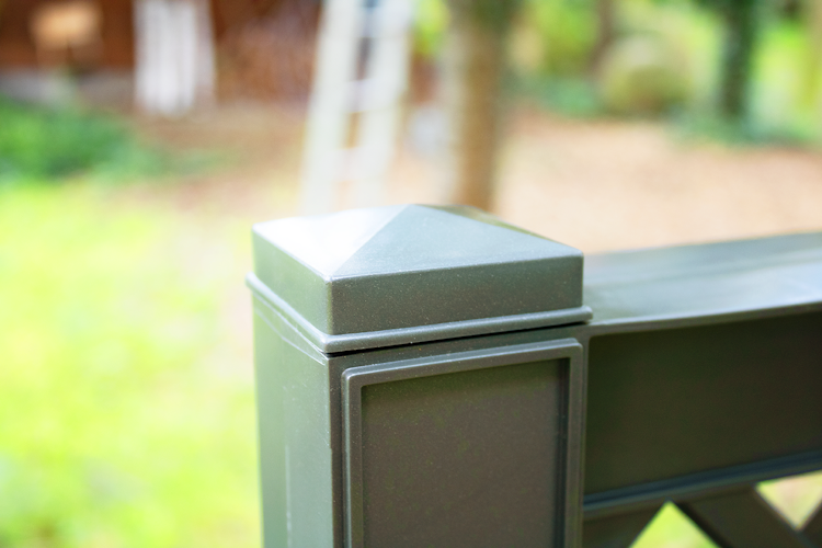 KHW Pflanzkasten groß mit Zentralspalier (2-tlg.) 100 cm - 2er Set