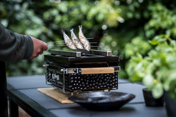 Yakiniku Shichirin Yakitori Edelstahlstangen (2 Stück)