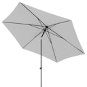 Vorschaubild doppler Mittelmastschirm myZONE 300 Push up, Aluminium Anthrazit / 100 % Polyester 180 g/m²