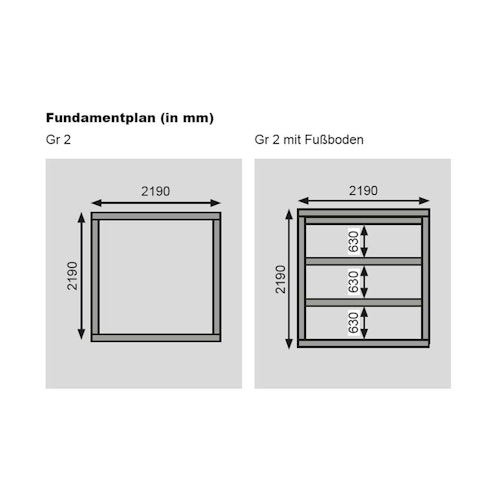 Karibu Woodfeeling Gartenhaus Bastrup 2 naturbelassen - 28 mm