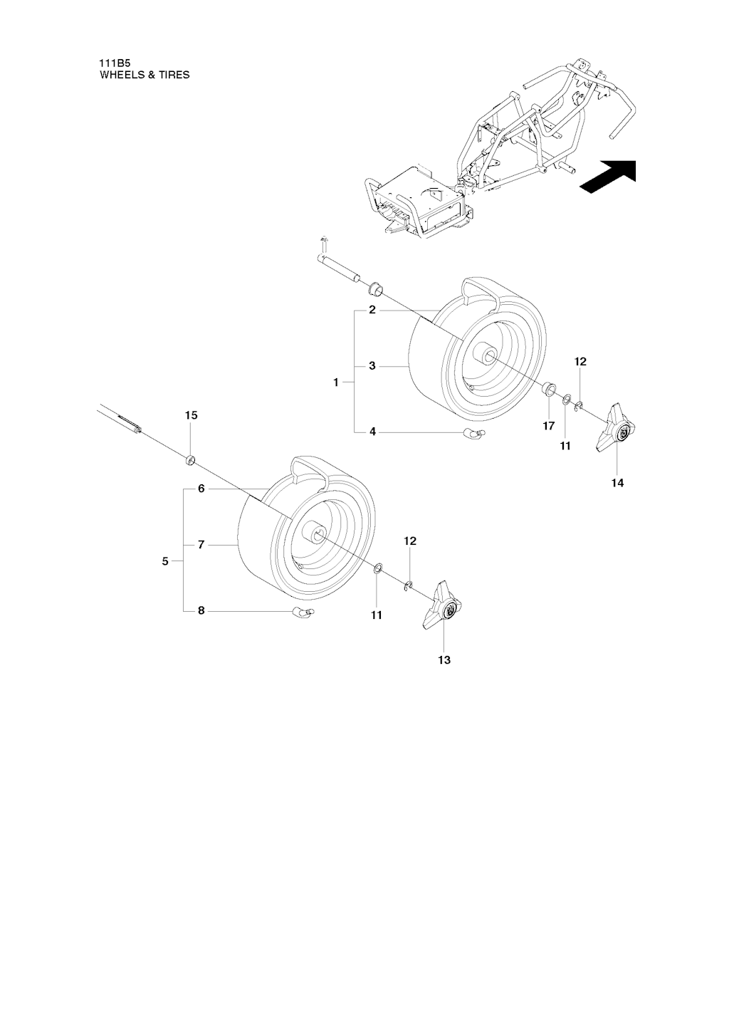 Explosionszeichnung Ersatzteile