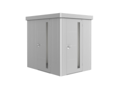 Biohort Zusatztür für Gerätehaus Neo silber-metallic