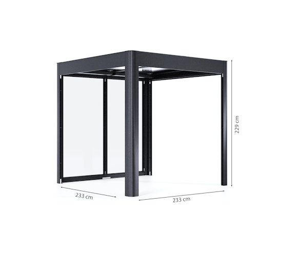 SunElements Terrassenüberdachung SunCover Infinity - 6 mm Acrylglas (klar)