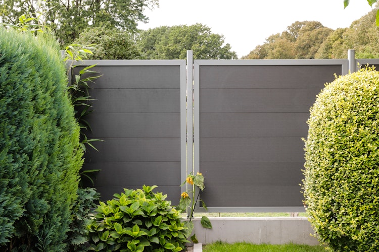 TraumGarten DESIGN WPC anthrazit Anschluss 90 x 180 auf 90