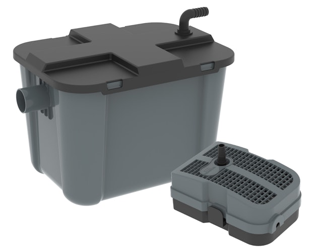 Heissner Durchlauffilter-Set 8m³ - 1500 l/h - 9W UVC