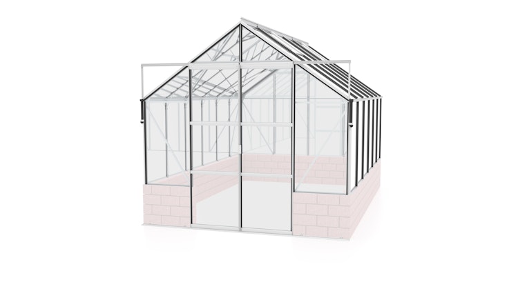 Vitavia Gewächshaus Cassandra 9900 inkl. 4 Dachfenstern - 9,9 m²
