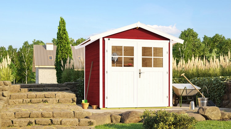 Weka Gartenhaus 224 inkl. Doppeltür - 21 mm