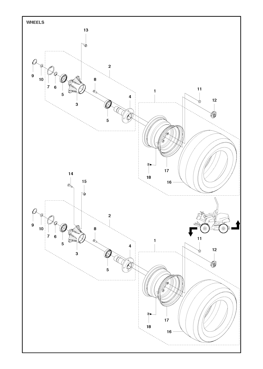 Explosionszeichnung Ersatzteile