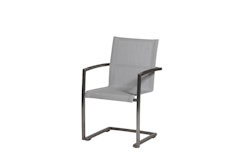 Diamond Garden Swingstuhl ANCONA, Edelstahl gebürstet / Kunststoffgewebe - Auslaufartikel