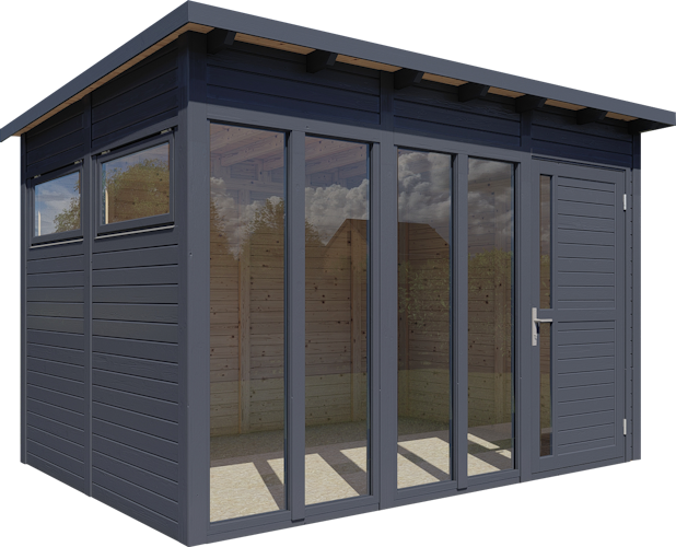 Bertilo Gartenhaus Pentus 3 Office - 19 mm