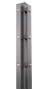 Vorschaubild Kraus DS Eckpfosten S 60x40 mm mit Abdeckschiene - zum Einbetonieren