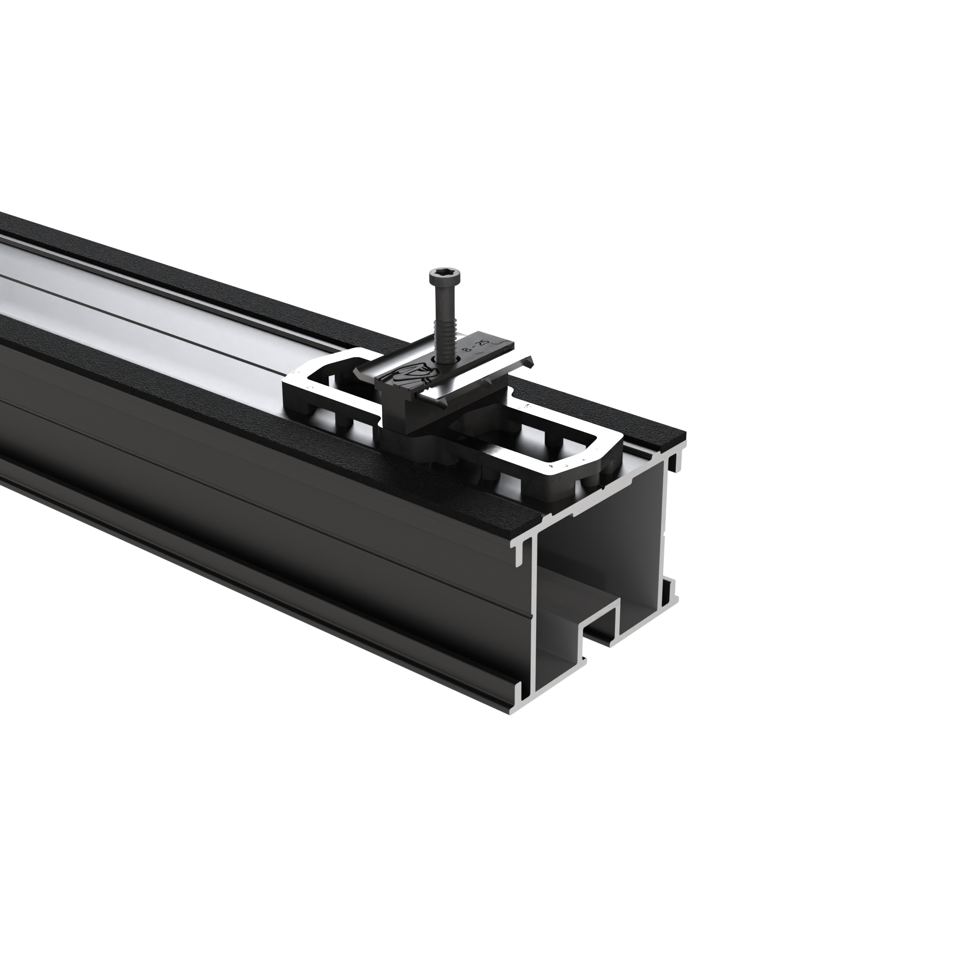 Cobra Fastener StructurAL Alu 40x60mm L-400cm RAL9005 