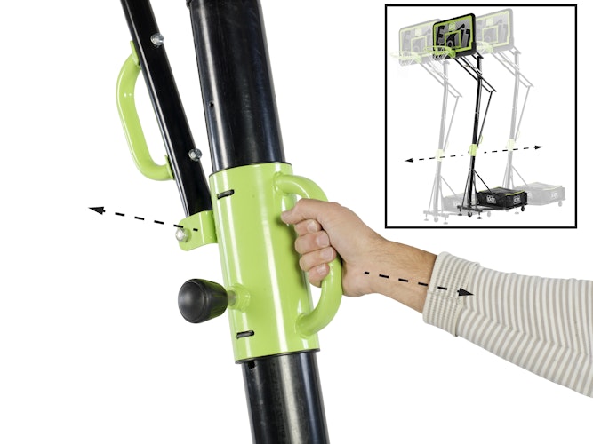 EXIT Basketballkorb Galaxy Portable Basket Black Edition