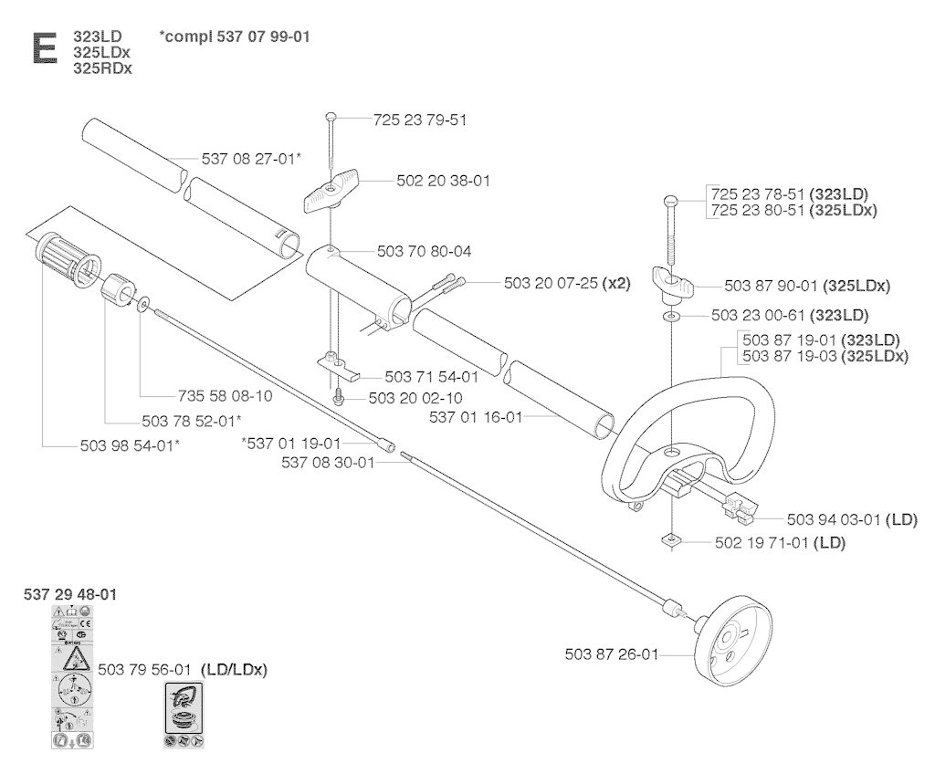 Explosionszeichnung Ersatzteile