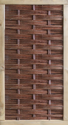 T&J LABO-3D Weidengeflechtzaun 94x180 geschlossen