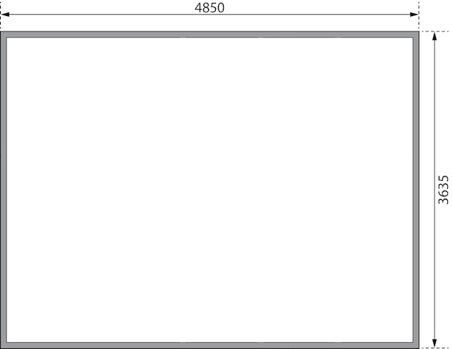 Karibu Premium Gartenhaus Radeburg 4 - 40 mm (Homeoffice-Gartenhaus)