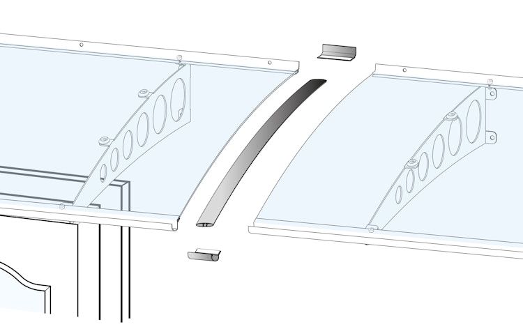 Gutta Verbindungsset Vordach