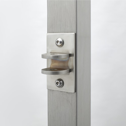 BambusBASIS Modul5 Tür mit Edelstahlrahmen