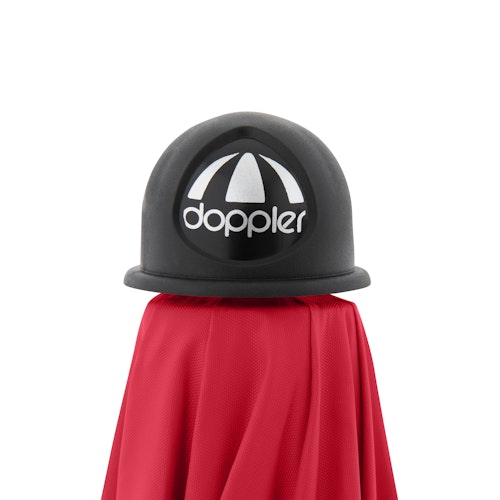 doppler Strandschirm WINDPROFI 200 Manual, Aluminium Anthrazit / 100 % Polyester 80 g/m²