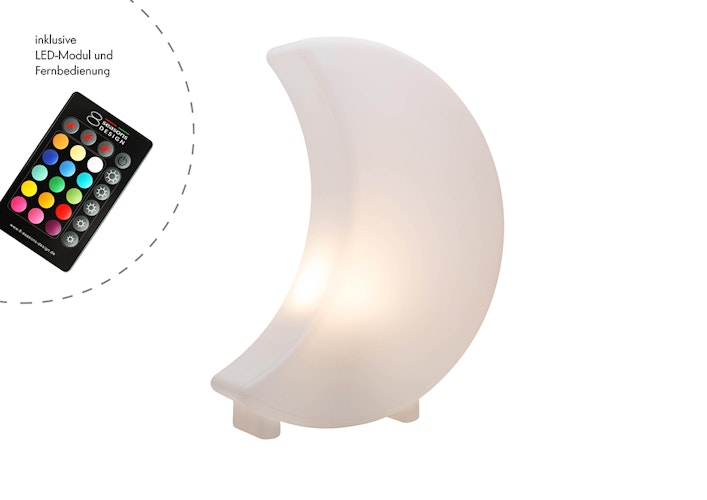 8 seasons design LED-Dekoleuchte Shining Moon (RGB), verschiedene Größen