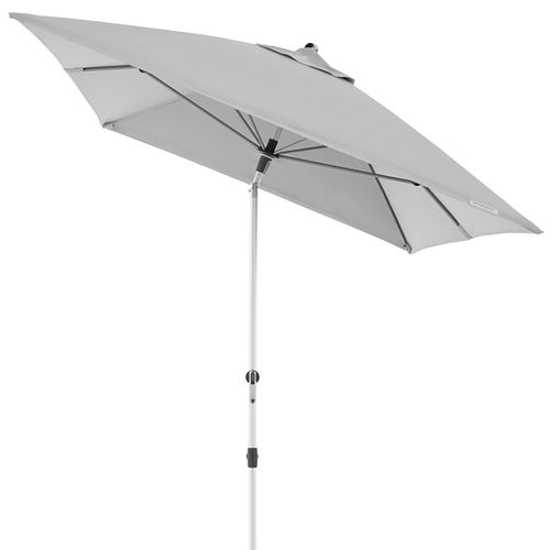 doppler Mittelmastschirm EXPERT 300 x 200 Auto-Tilt, Aluminium Silber / 100 % Polyester 180 g/m²