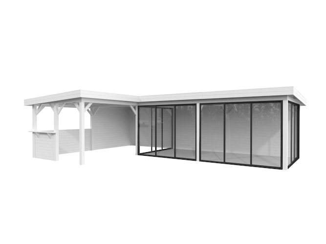 Palmako Carport/Pavillon Connect Lenna 33,2 m² Set 421 Slide
