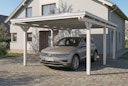 Vorschaubild Skan Holz Emsland - Flachdach Carport aus Leimholz Breite 402 cm