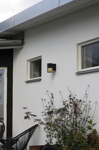 Konstsmide Wandleuchte Pistoia wall E27 schwarz (7357-752)