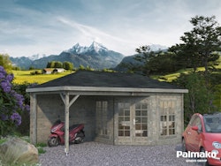 Palmako Pavillon Melanie 7+8,1 m² - 28 mm