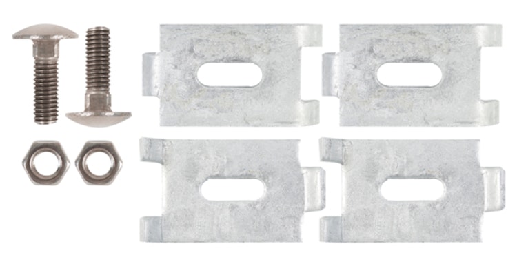 Alberts® Eckverbinder zur Verbindung zweier Doppelstab-Gittermatten,feuerverzinkt 673277