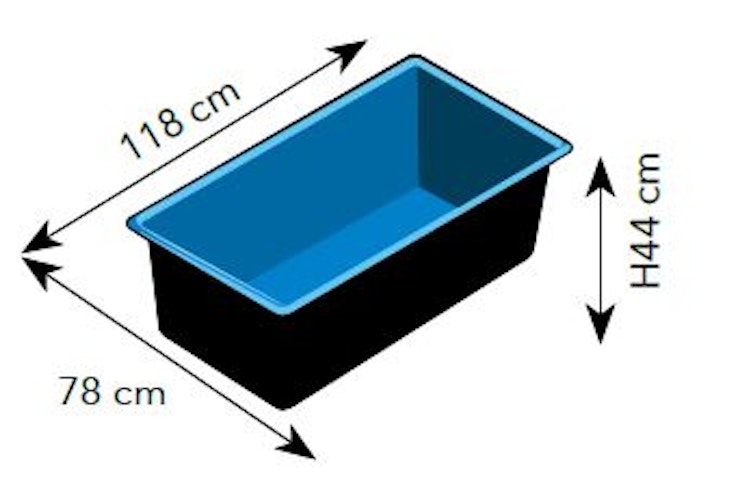 Ubbink Teichbecken Quadra C3 - 365 l