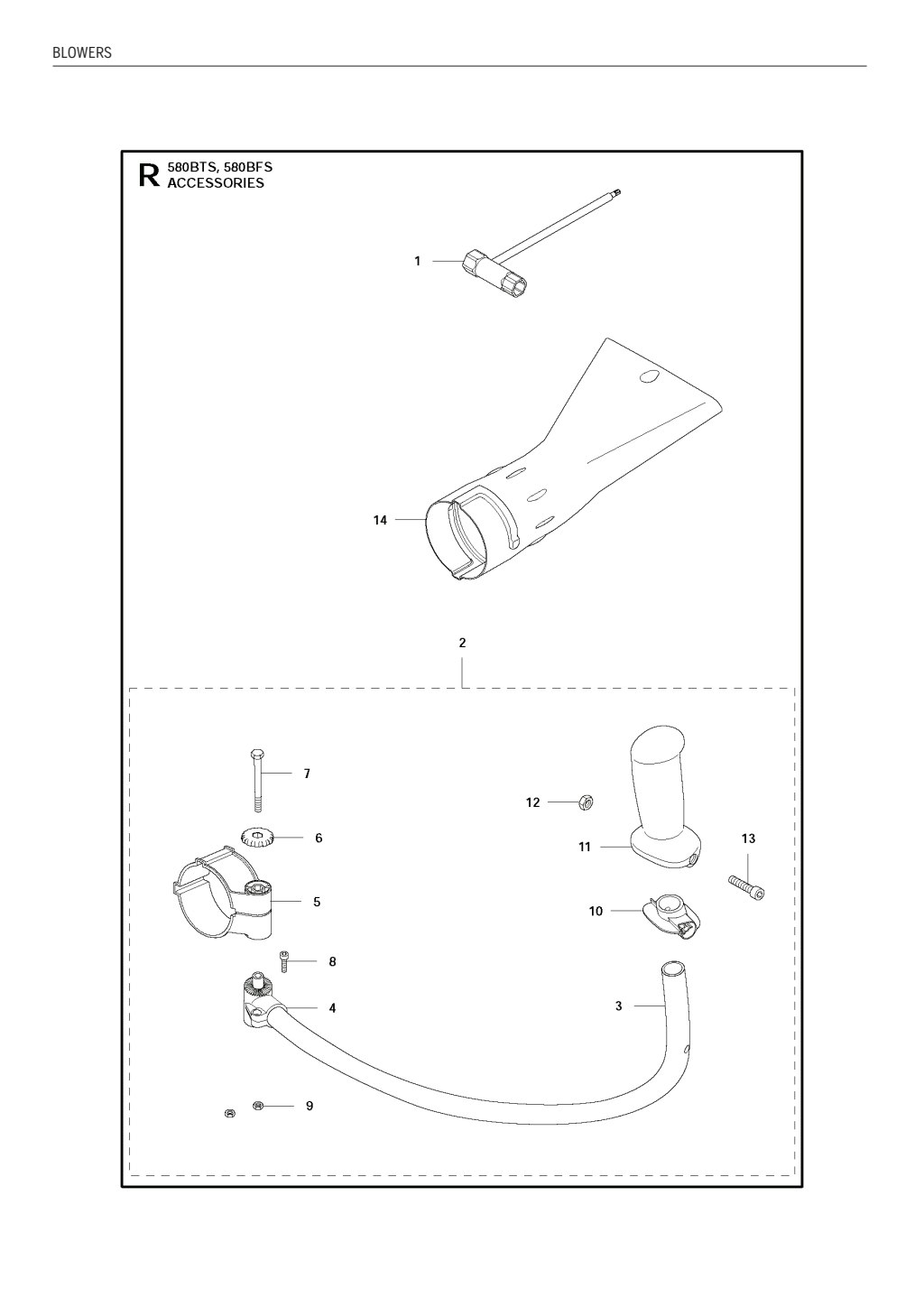 Explosionszeichnung Ersatzteile