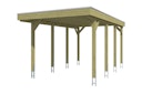 Vorschaubild Skan Holz Friesland - Flachdach Carport aus Nadelholz Breite 320 cm