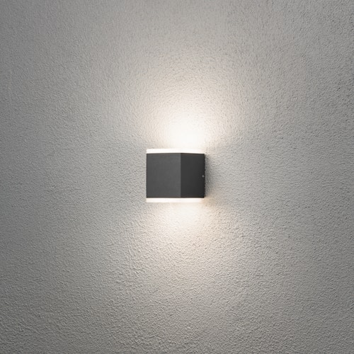 Konstsmide Wandleuchte Monza, HighPowerLED, anthrazit (7991-370)