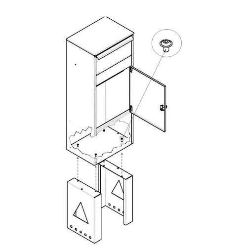 ALLUX Montagefuß 8002 universal