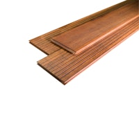 HANDMUSTER aMbooo Terrassendiele Bambus PRESTIGE in coffee 