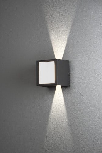 Konstsmide Wandleuchte Cremona, HighPowerLED, anthrazit (7946-370)