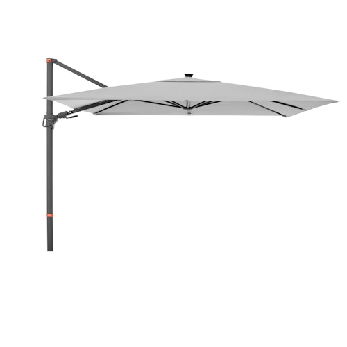 doppler Pendelschirm myZone 300 x 220 LED, Aluminium Anthrazit / 100 % Polyester 180 g/m²