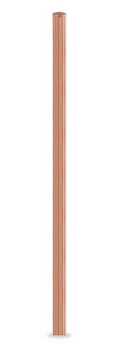 Alberts® Alu Wellenpfosten Palitio, Ø 76 mm, Länge 1844 mm