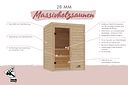 Vorschaubild Karibu Sauna Valida (Fronteinstieg) - 28 mm Massivholz Aktionssauna 230 Volt Plug & Play