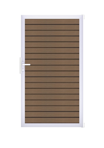 GroJa Solid Rhombus Einzeltor Rahmen Aluminium EV1 1000 x 1800 mm