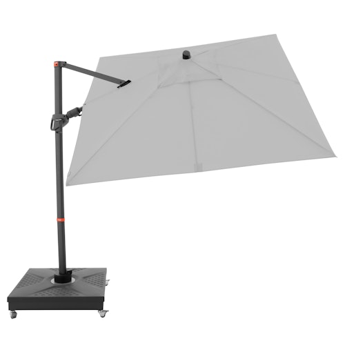 doppler Pendelschirm myZONE 210 x 210, Aluminium Anthrazit / 100 % Polyester 180 g/m²