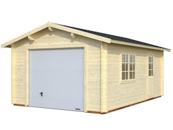 Palmako Garage Roger 19,0 m² - 44 mm - mit Sektionaltor