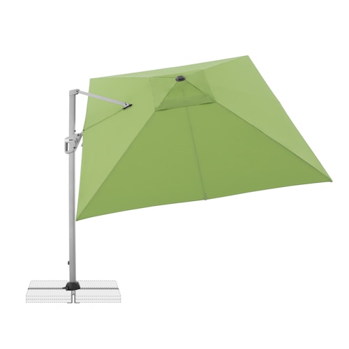 doppler Pendelschirm ACTIVE 260 x 350, Aluminium Silber / 100 % Polyester 180 g/m²