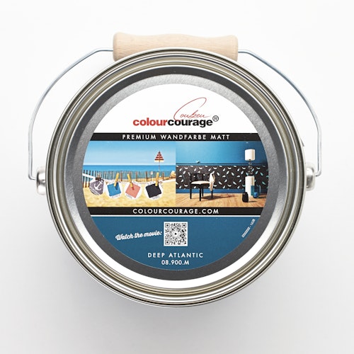 colourcourage® Premium Wandfarbe matt Deep Atlantic