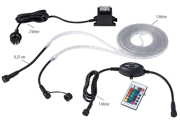 Heissner Unterwasser-LED-Band, RGB, 5m  (L126-T)