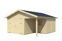 Vorschaubild Skan Holz 45 mm Garage Holzgarage Varberg 1/2/3