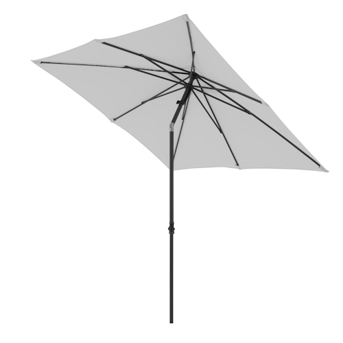 Derby Mittelsmastschirm BASIC 210 x 210 Push up, Aluminium Anthrazit / 100 % Polyester 180 g/m²