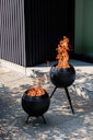 Vorschaubild höfats MOON 45 All Black Feuerschale mit hohem Fuß